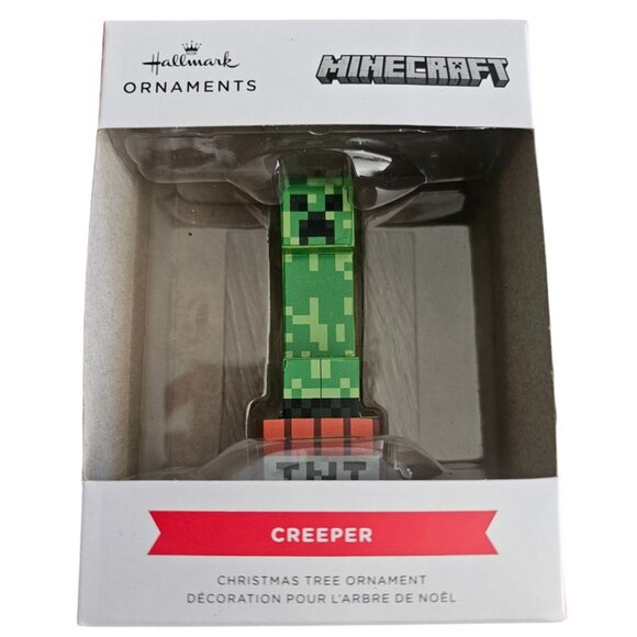 Hallmark Minecraft Creeper Christmas Ornament Holiday NEW IN BOX 2023 Video Game - Picture 1 of 5